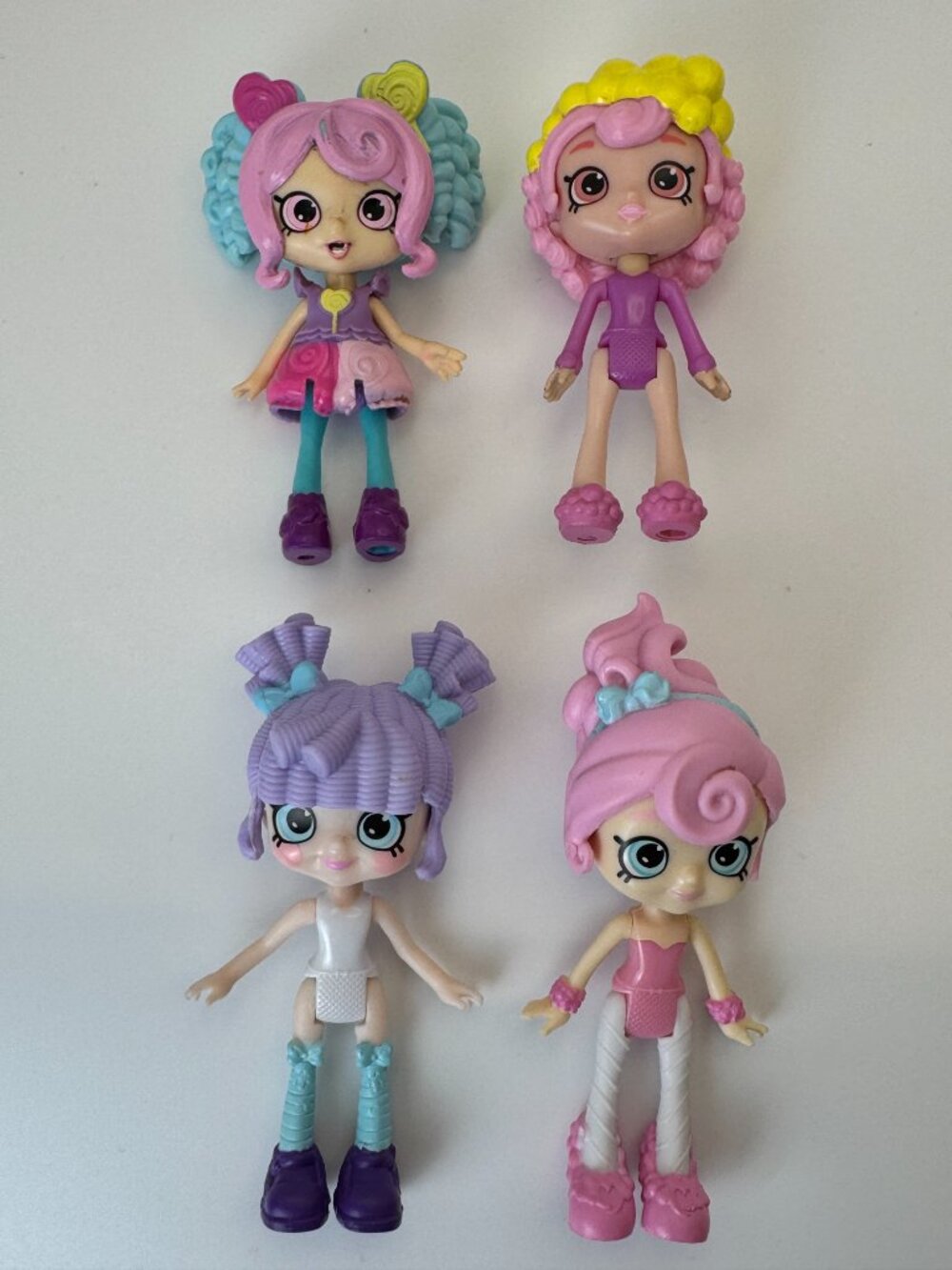 Shopkins Lil Shoppie Dolls CANDY SWEETS + LOLITA POPS + MILLY MOPS + BUBBLEISHA